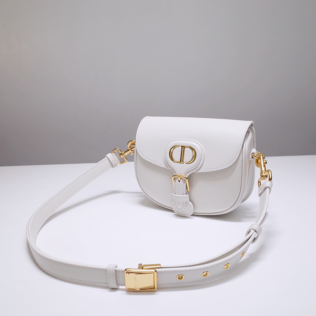 Mini Dior Bobby Bag White Box Calfskin